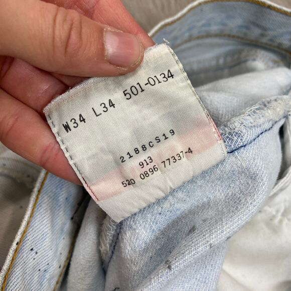 Local Authority VTG 90s Levi's Reworked Denim Jacket and Jeans Set Y2K - Picture 10 of 13